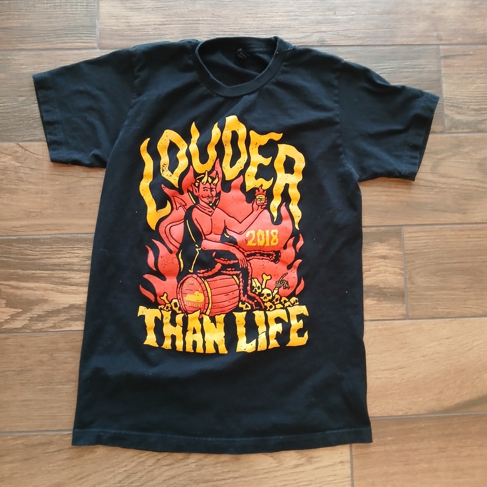 Louder Than Life 2018 Festival Shirt Mens Small Black‎ Tultex Graphic Tour Tee